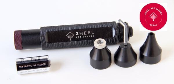 Red laser with accessaries